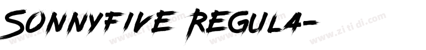 Sonnyfive Regula字体转换